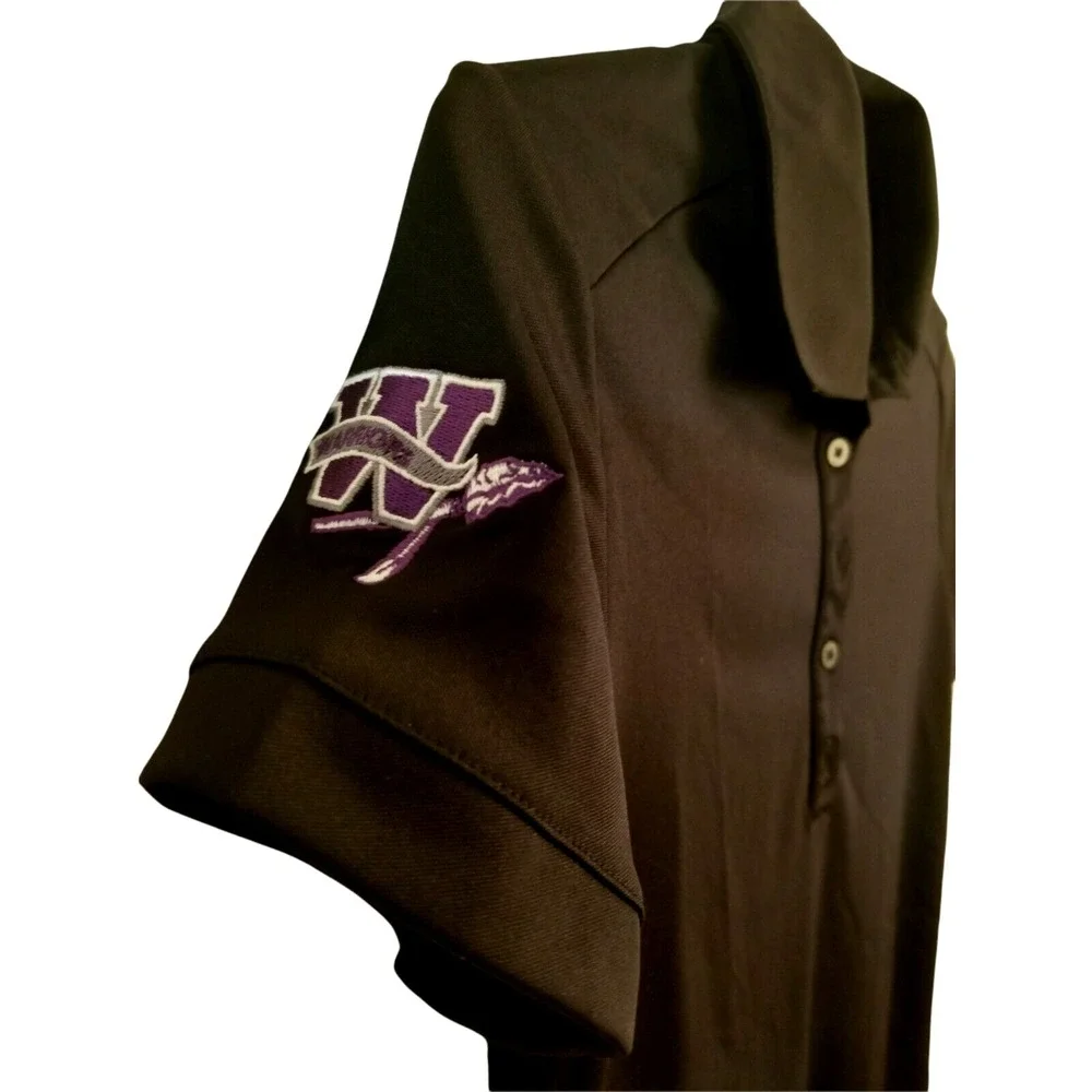 Nike Golf DRI-FIT Polo Women's Shirt Black Polyester Size S, PIT‎ TO PIT 17 IN